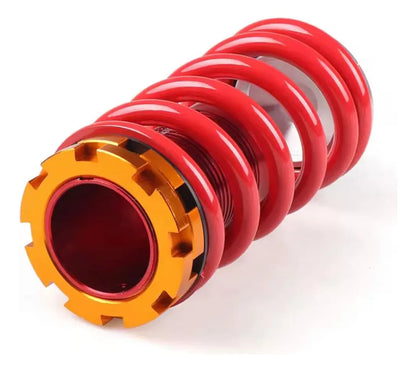 Kit x4 Espirales Regulables Coilover Universal | Suspensión Ajustable Tuning