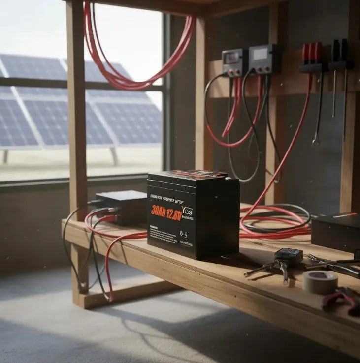 Batería LiFePO4 12V 30Ah Ciclo Profundo – 2000 Ciclos para Energía Solar