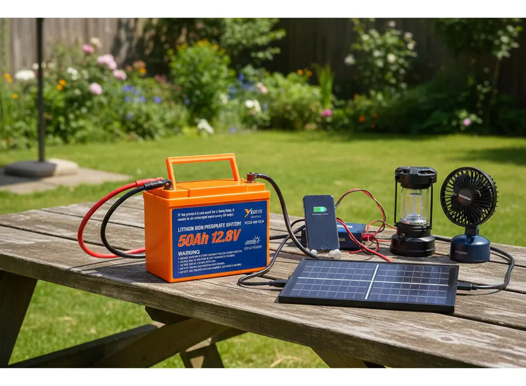 Batería LiFePO4 12V 50Ah con BMS – 6000 Ciclos para Energía Solar y Off-Grid