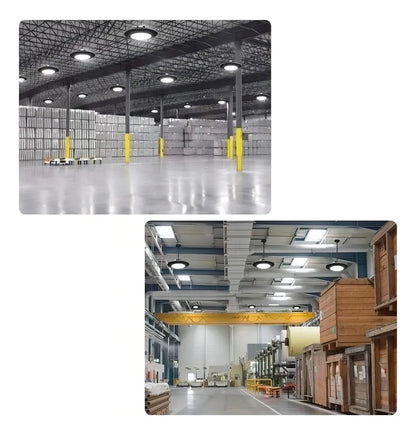 Campana LED UFO 200W Industrial IP65 Chip Epistar Luz Fría 40.000h
