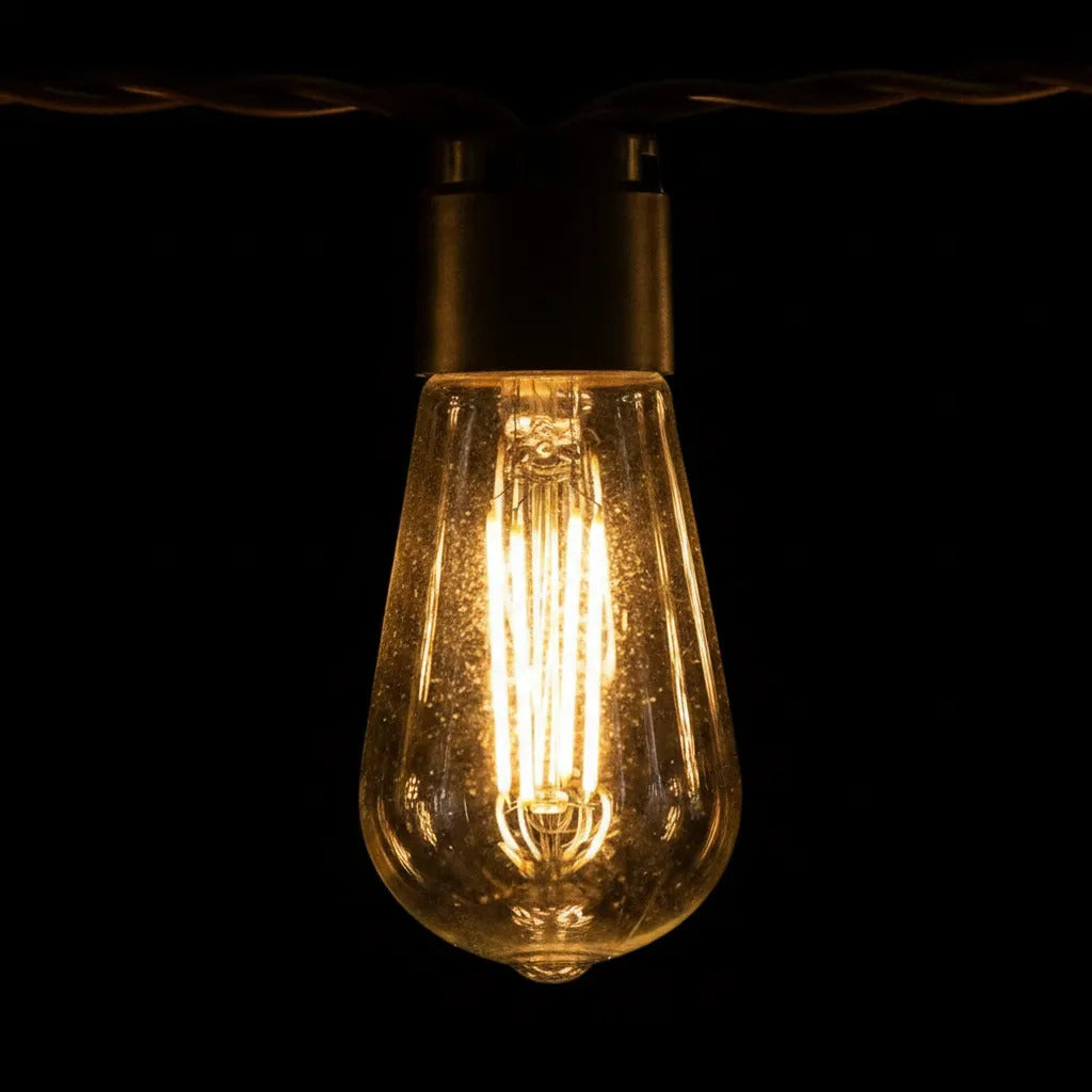 Guirnalda Solar LED Vintage 10 Metros – 10 Ampolletas