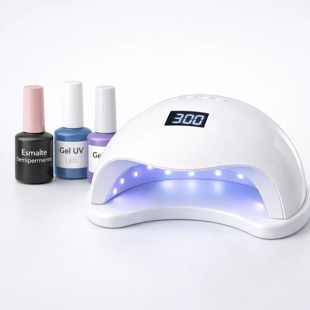 Lámpara Secadora de Uñas LED UV 48W – Manicure Profesional