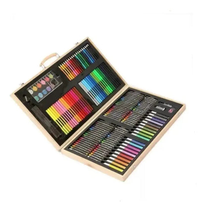 Set de Arte 180 Piezas – Kit Completo de Dibujo y Pintura