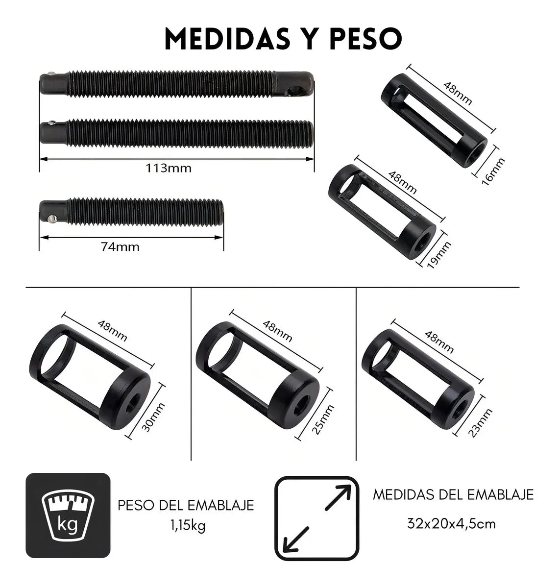 Kit Extractor Válvulas Automotriz Universal 10 Piezas – 5 Medidas