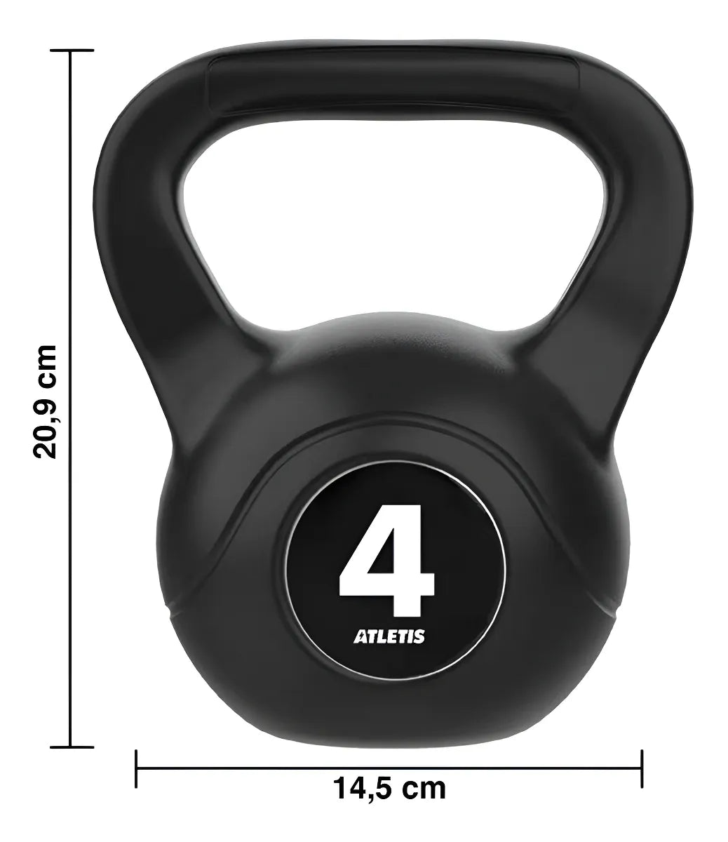 Pesa Rusa Kettlebell 4kg Entrenamiento Crossfit Fitness