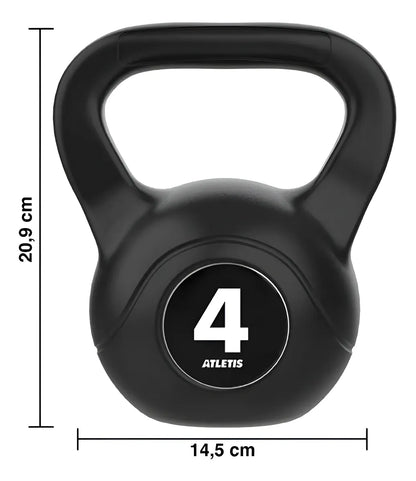 Pesa Rusa Kettlebell 4kg Entrenamiento Crossfit Fitness