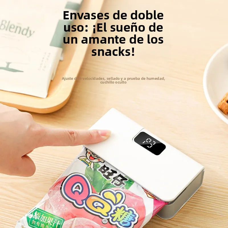 Selladora Manual Portátil para Bolsas – Café, Snacks y más