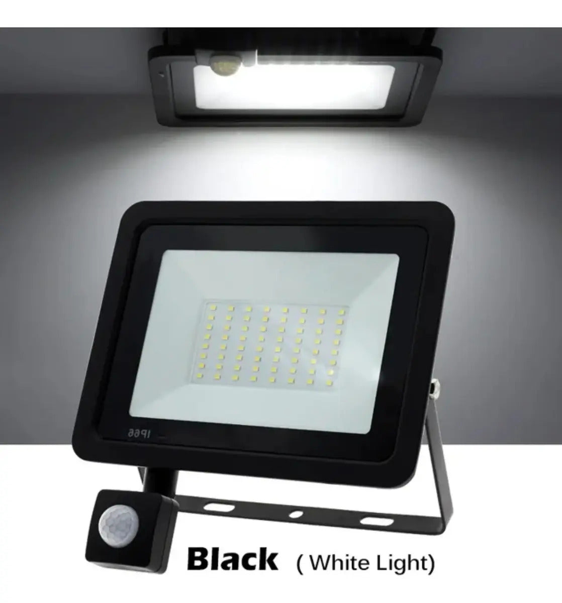 Pack 2 Focos LED 300W Sensor Movimiento IP66