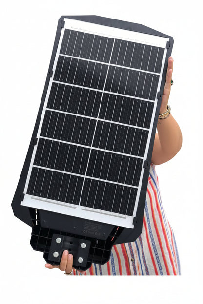 Reflector Solar LED 3000W | IP67 Sensor + Control Remoto + Soporte