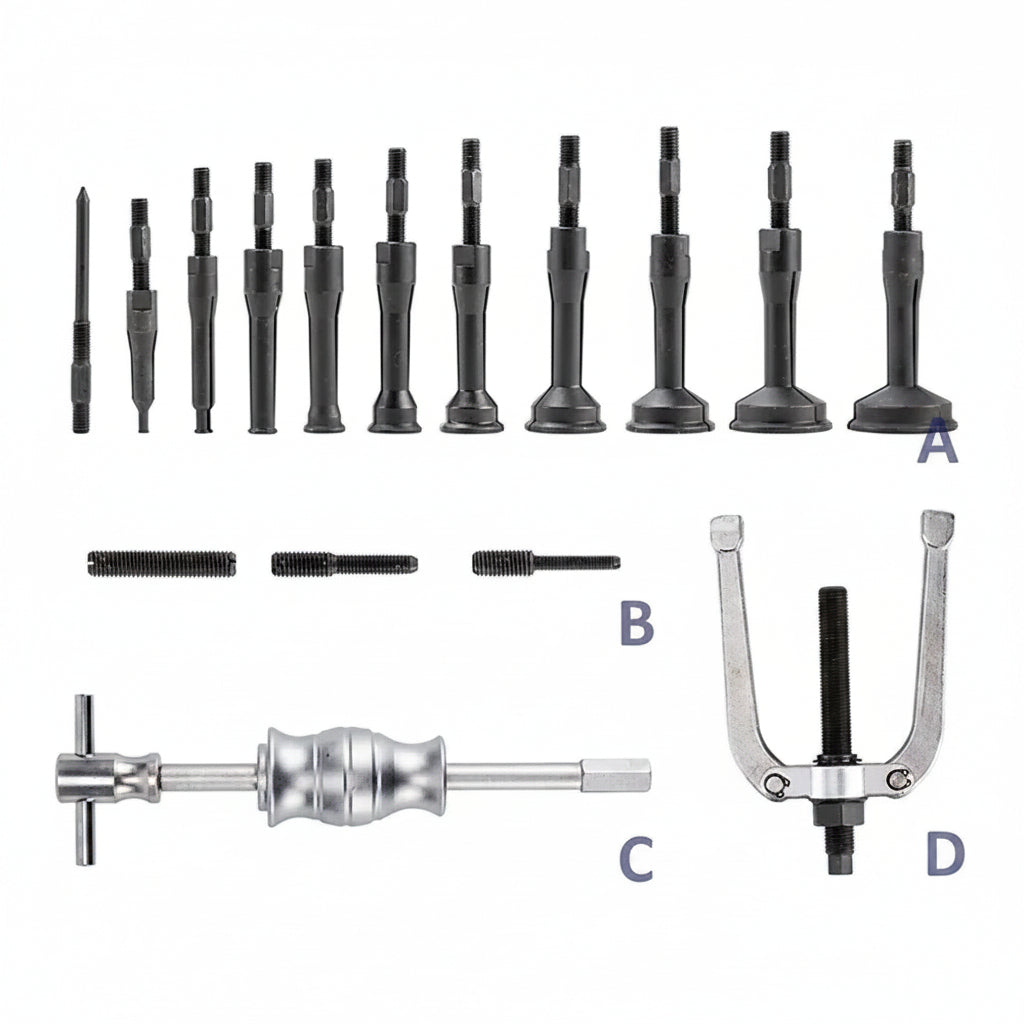 Set Extractor Rodamientos Internos 16 Piezas 858mm Dados