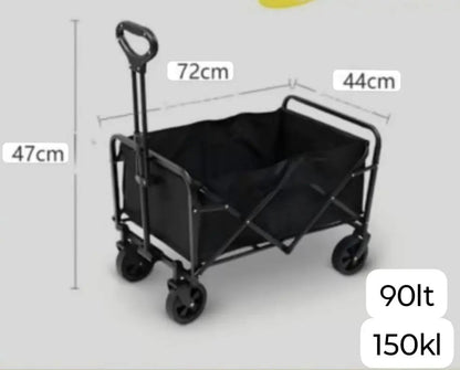 Carro Plegable Multifunción Camping Compras Transporte