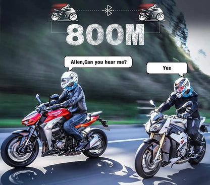 Intercomunicador Bluetooth Casco Moto | 70H Manos Libres Negro