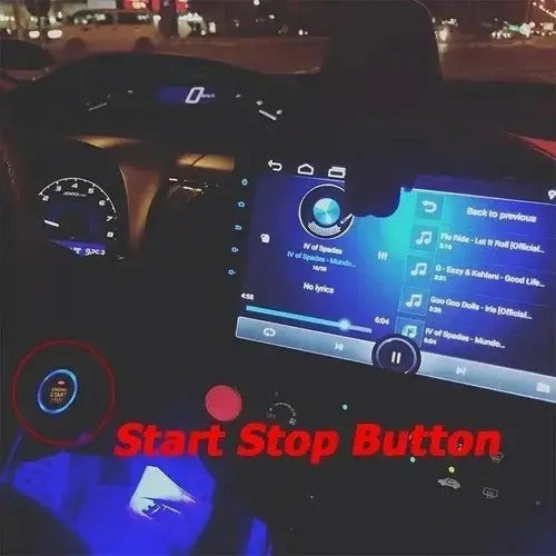 Botón Start Stop RFID Auto | Encendido Sin Llave Antirrobo 12V