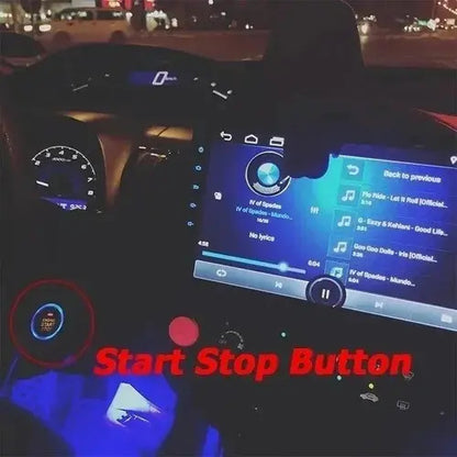 Botón Start Stop RFID Auto | Encendido Sin Llave Antirrobo 12V