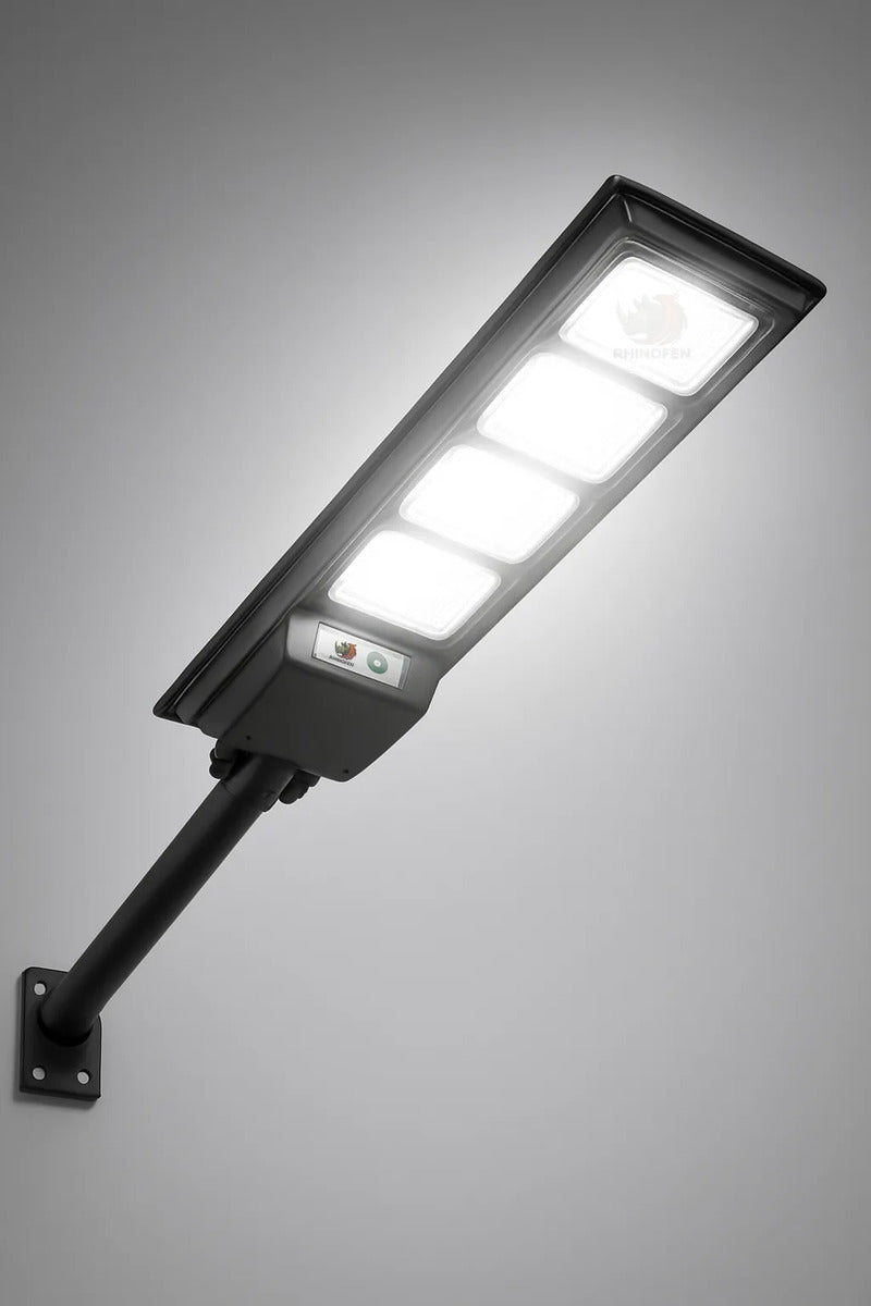 Foco Solar LED 1500W IP67 Sensor Movimiento Control Remoto