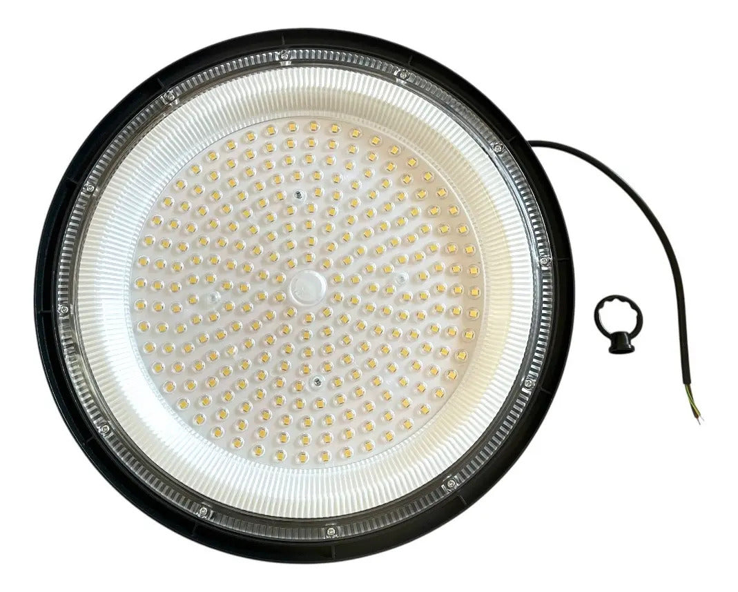 Campana LED UFO High Bay 200W | 6500K Luz Fría Industrial