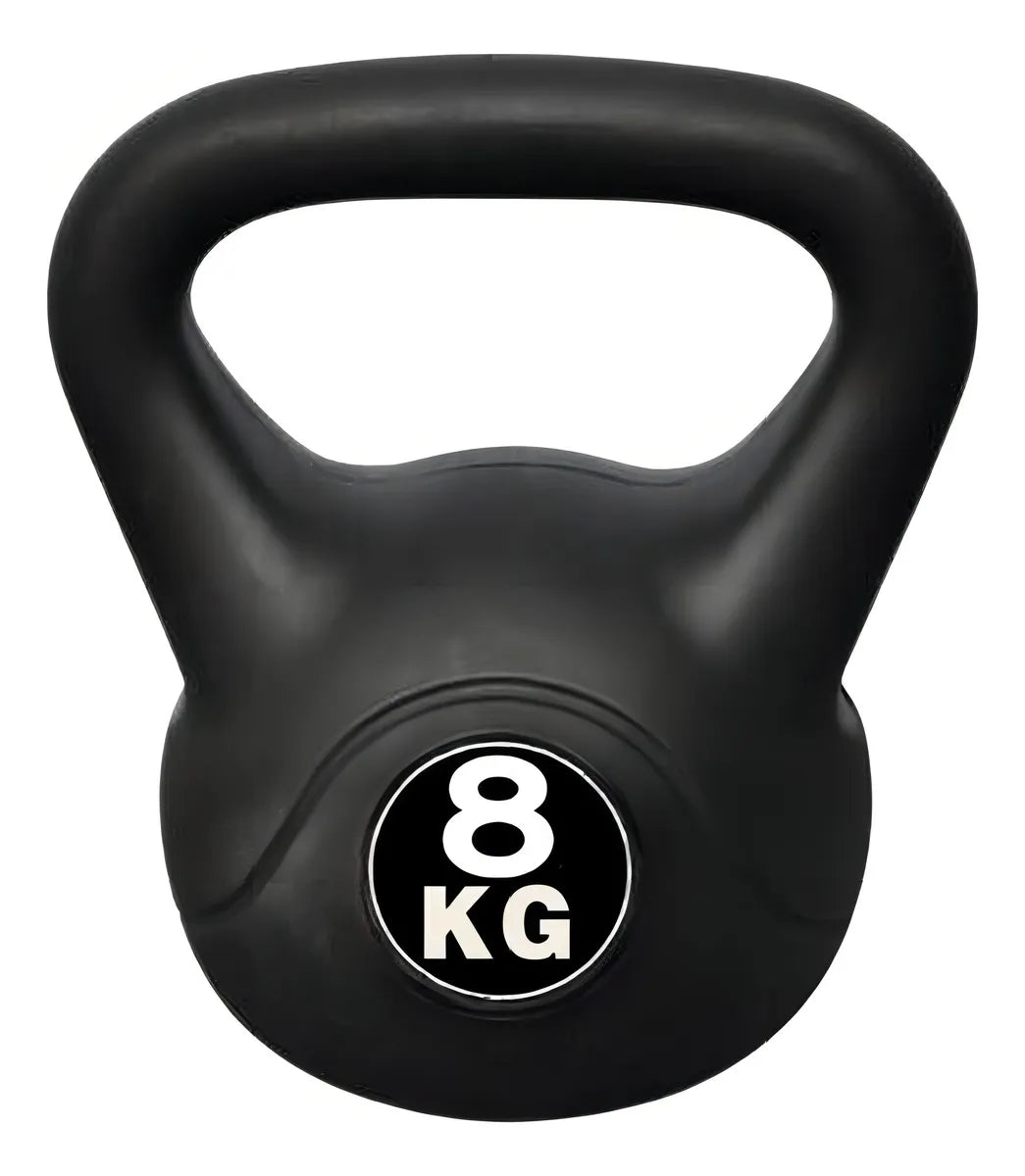 Pesa Rusa Kettlebell 8 kg – PVC Antideslizante para Crossfit y Fitness