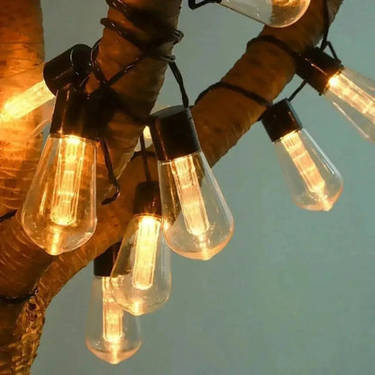 Guirnalda Solar LED Vintage 10 Metros – 10 Ampolletas