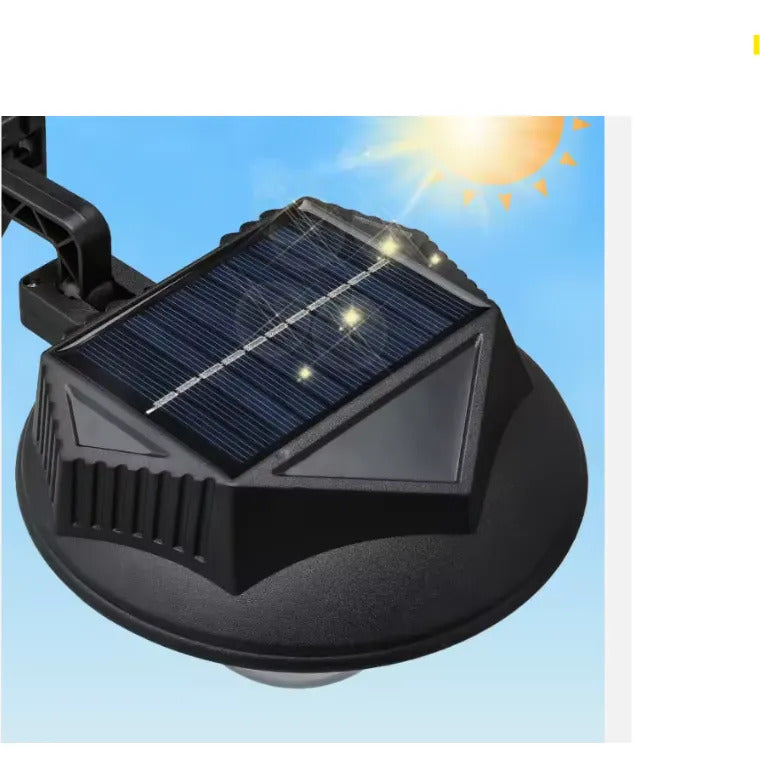 Lámpara Solar LED de Pared con Sensor de Movimiento – Pack 2 Unidades, Luz Cálida