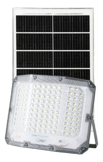 Foco Reflector Solar LED 300W – Panel Independiente, 4 Modos, Control Remoto