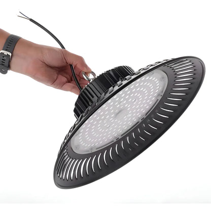 Foco Led Campana 200w Lampara Industrial Luz Fria Ufo 40cm