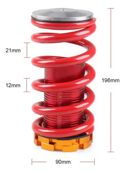 Kit x4 Espirales Regulables Coilover Universal | Suspensión Ajustable Tuning