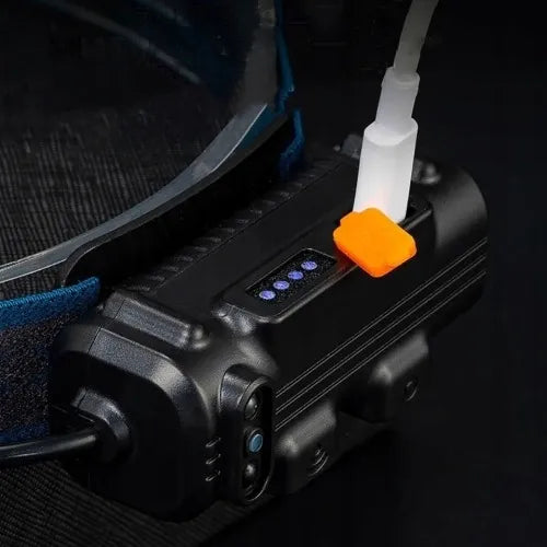Linterna Led Frontal De Cabeza Recargable con Sensor de mano