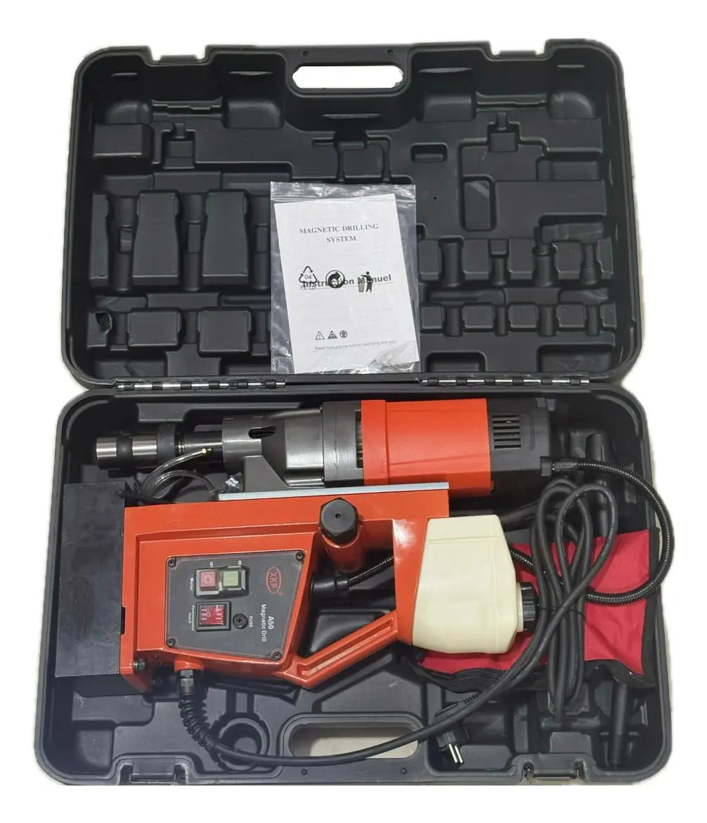 Taladro Base Magnética Industrial 1700w 12-50mm Xkp