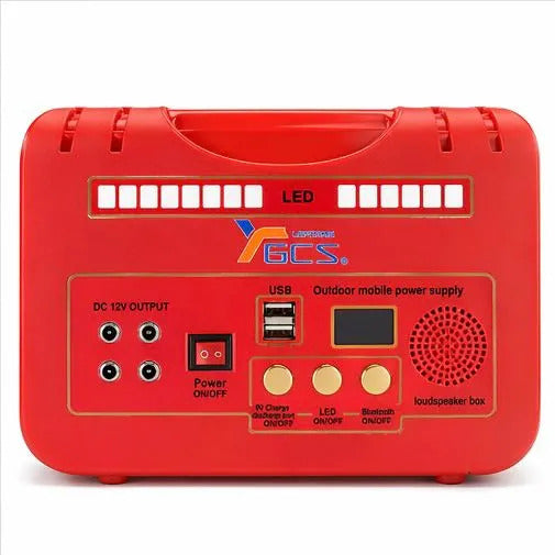 Generador Solar Portátil 300W – Batería + Inversor Kit Emergencia