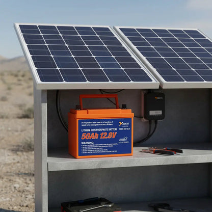 Batería LiFePO4 12V 50Ah con BMS – 6000 Ciclos para Energía Solar y Off-Grid