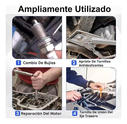 Torquímetro 1/2" 28-210 Nm Llave Dinamométrica Profesional 5 Piezas