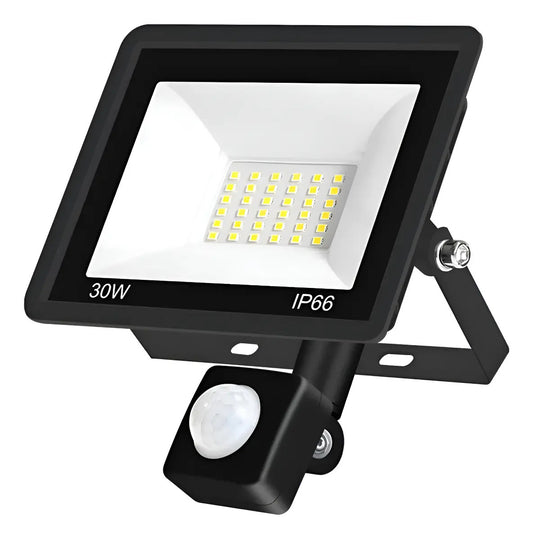 Pack 3 Focos LED 30W Sensor Movimiento Exterior