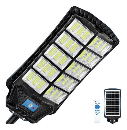 Reflector Solar LED 3000W | IP67 Sensor + Control Remoto + Soporte