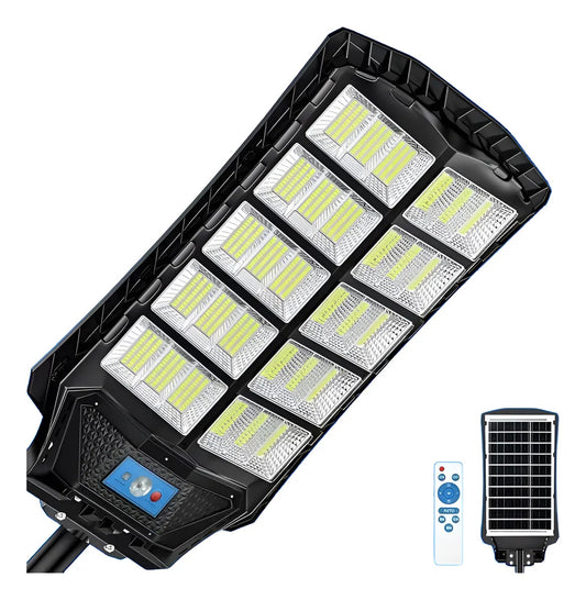 Reflector Solar LED 3000W | IP67 Sensor + Control Remoto + Soporte