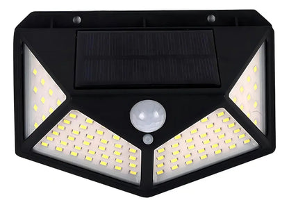 Pack 3 Focos Solares LED Exterior 100 LED con Sensor de Movimiento
