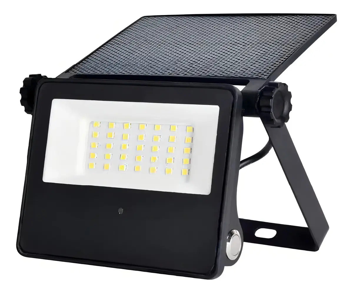 Lámpara Foco Solar LED 180W con Control Remoto y Panel Integrado