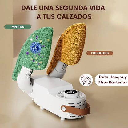 Secadora De Zapatillas Eléctrico Zapatos Botas Elimina Olor Blanco