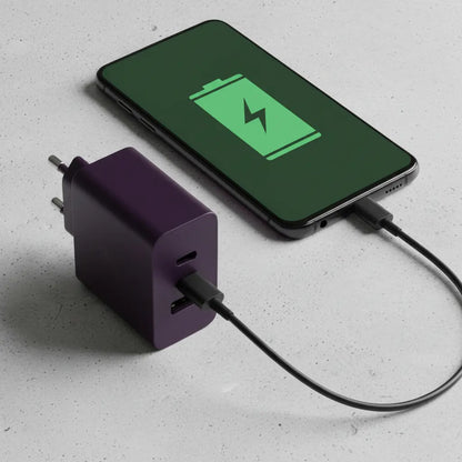 Cargador USB Tipo-C 120W Carga Rápida Eficiencia A++ Cable Incluido