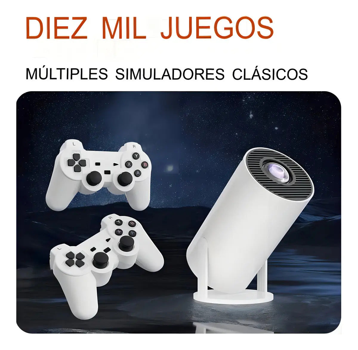 Mini Proyector Tecnopro X9105 4K WiFi Bluetooth