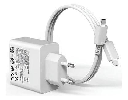 Cargador USB Tipo-C 120W Carga Rápida Eficiencia A++ Cable Incluido