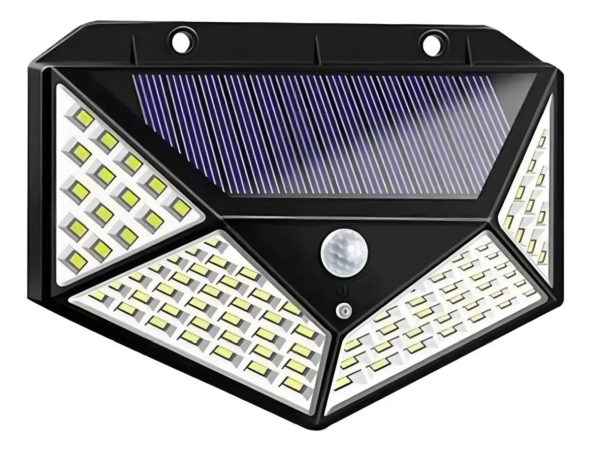 Pack 3 Focos Solares LED Exterior 100 LED con Sensor de Movimiento