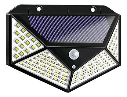 Pack 3 Focos Solares LED Exterior 100 LED con Sensor de Movimiento