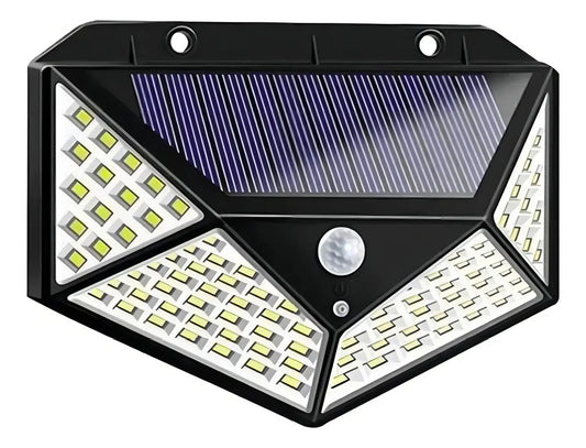 Pack 3 Focos Solares LED Exterior 100 LED con Sensor de Movimiento