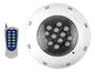 Foco Led Para Piscina Con 7 Luces De Colores 12w Colores Rgb Sumergible Con Control Remoto Ip68