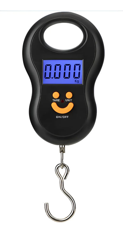 Báscula Digital Portátil 50kg – Alta Precisión, Pantalla LCD, Tara y Multi-Unidades