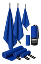 Pack 3 Toallas Microfibra Secado Rápido XL+L+S con Estuche
