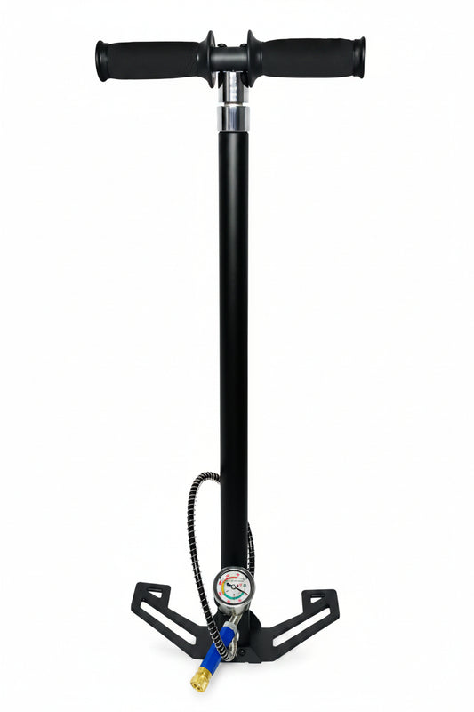 Bombín PCP de 4 Etapas con Manómetro para 4500 PSI