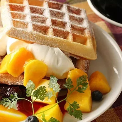 Wafflera Eléctrica Antiadherente 750W – Waffles y Sándwiches en Minutos