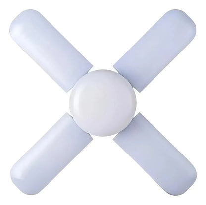 Ampolleta LED 4 Aspas Plegable 60W – Alto Brillo Blanco Frío E27 Eficiencia Clase A