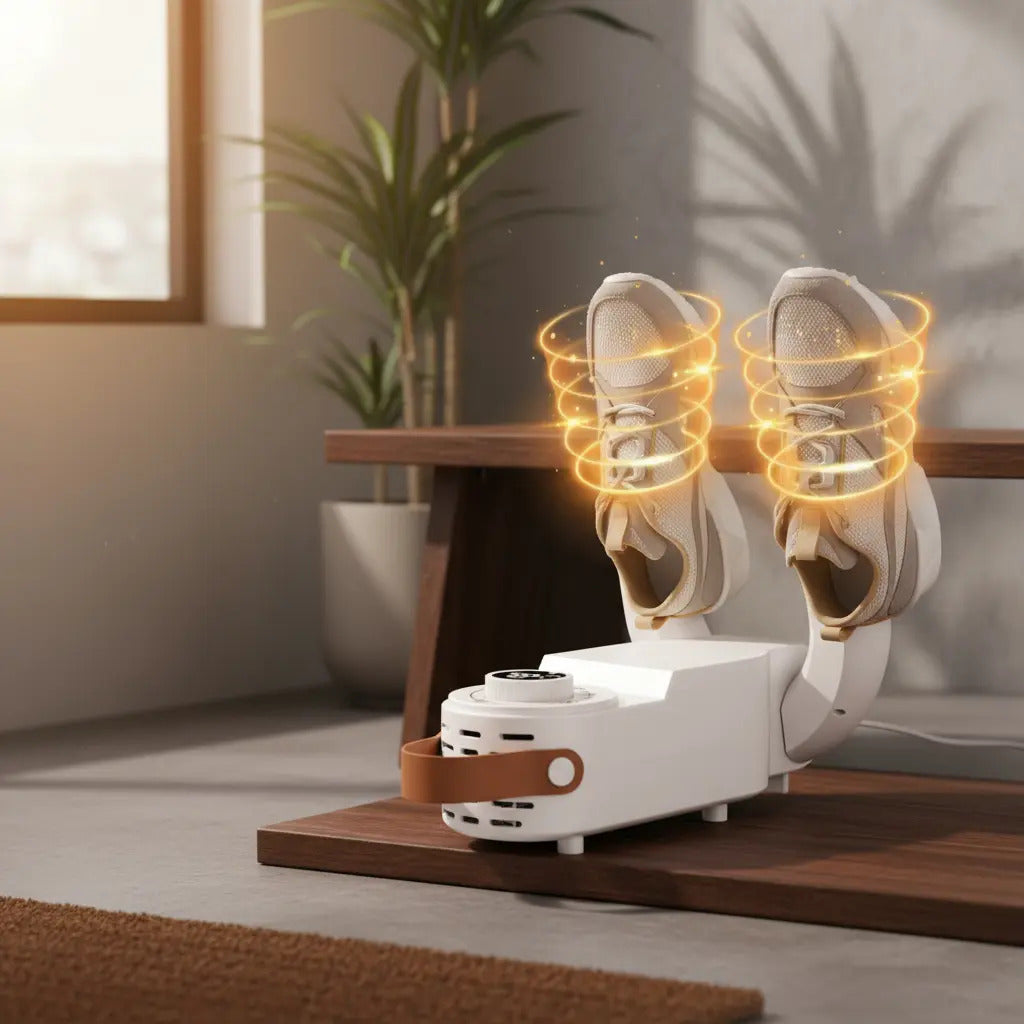 Secadora De Zapatillas Eléctrico Zapatos Botas Elimina Olor Blanco